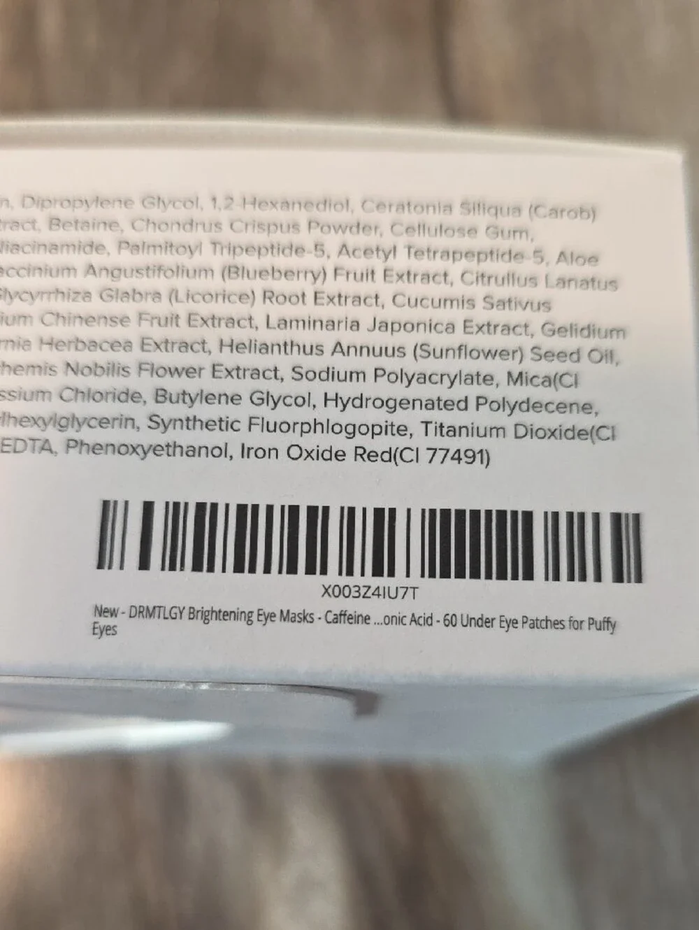 DRMTLGY Brightening Eye Masks--NEW IN BOX
